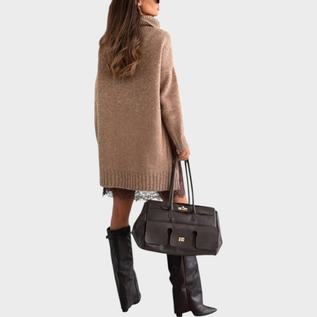 Belvenza | Pullover Elegante con Sottoveste Leggera