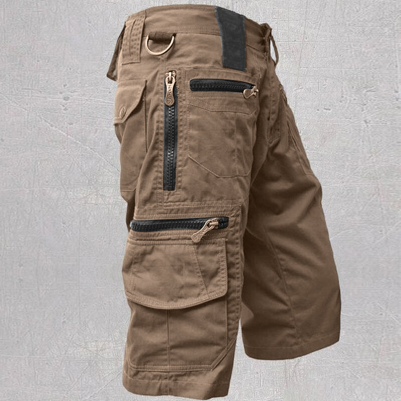 Belvenza | Pantaloni Cargo Versatili in Cotone Verde