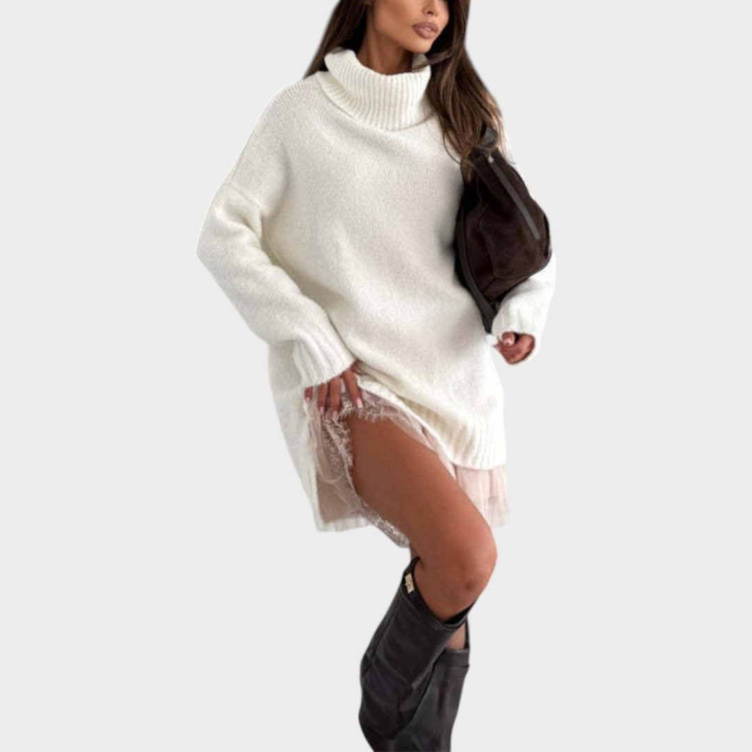 Belvenza | Pullover Elegante con Sottoveste Leggera