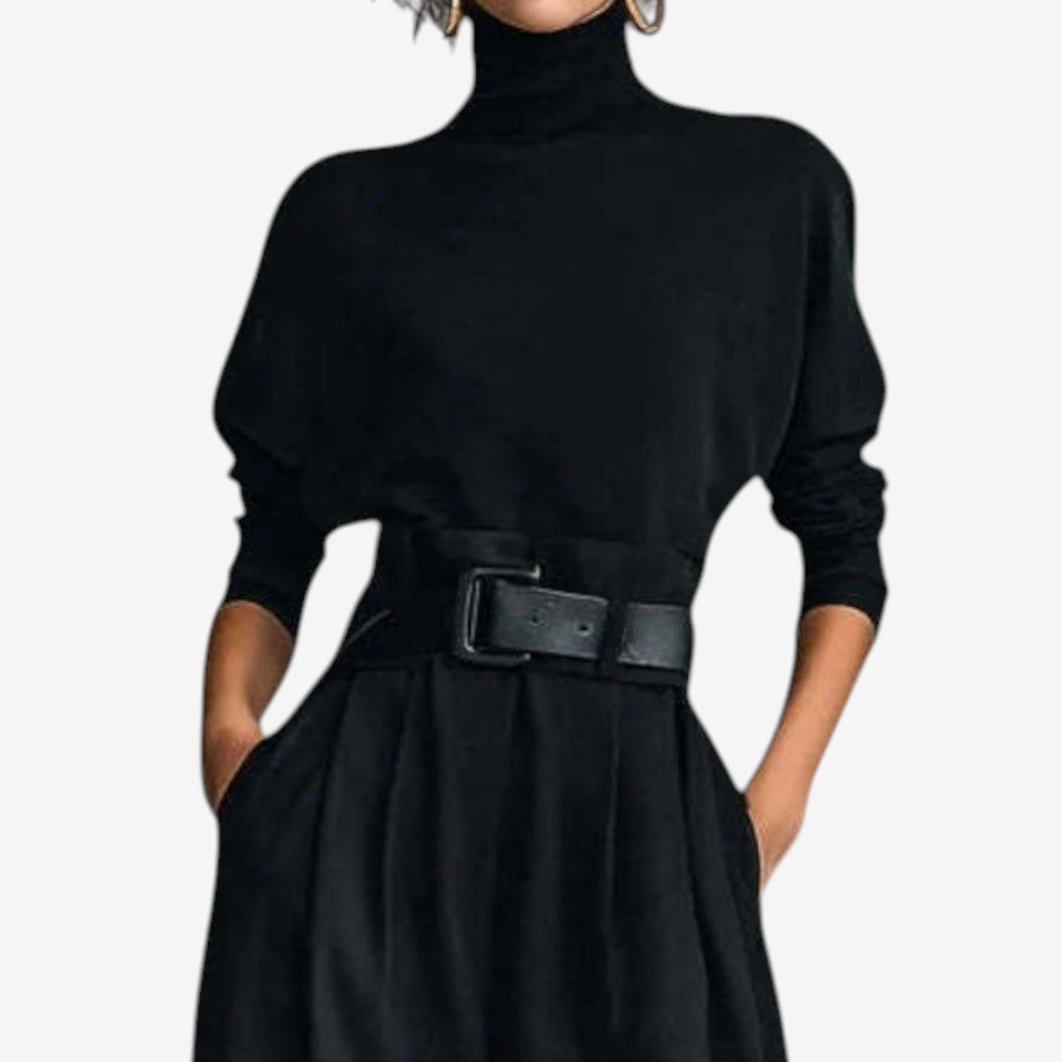 Belvenza | Jumpsuit Elegante con Collo Alto