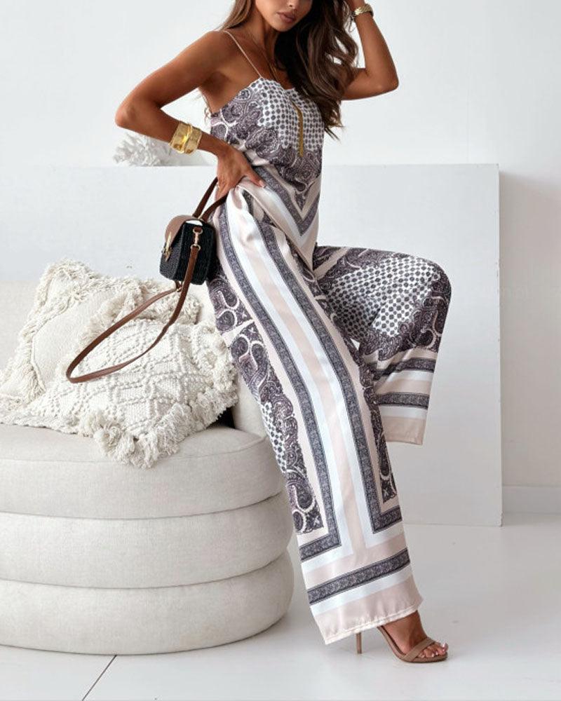 Belvenza | Set Elegante di Top e Pantaloni per Vacanza