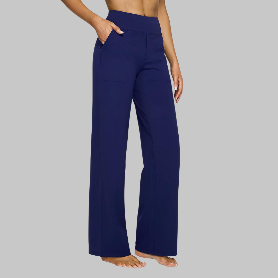 Belvenza | Pantaloni Eleganti in Jersey Nero