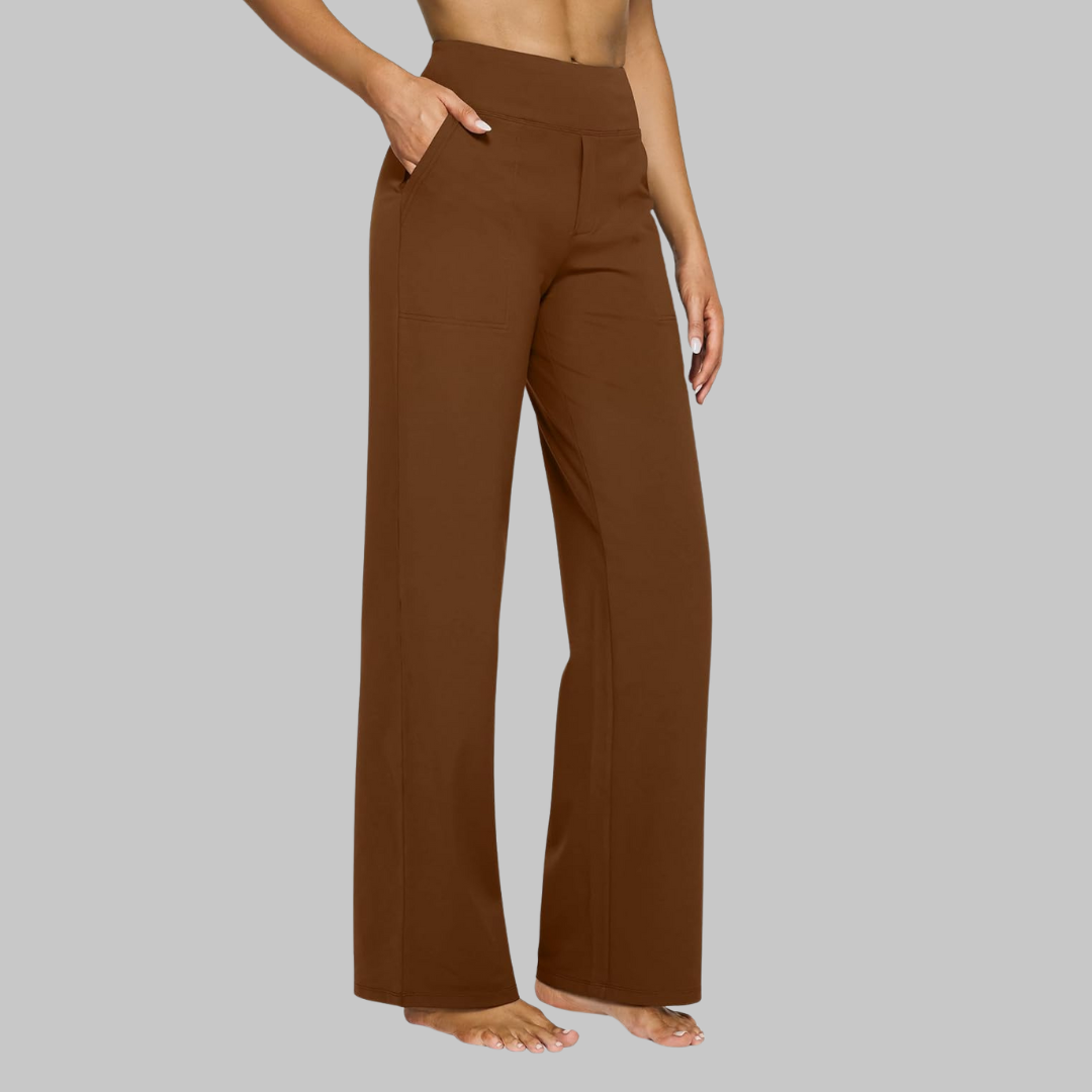 Belvenza | Pantaloni Eleganti in Jersey Nero
