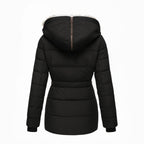 Belvenza | Cappotto Invernale con Fodera in Pelliccia Beige