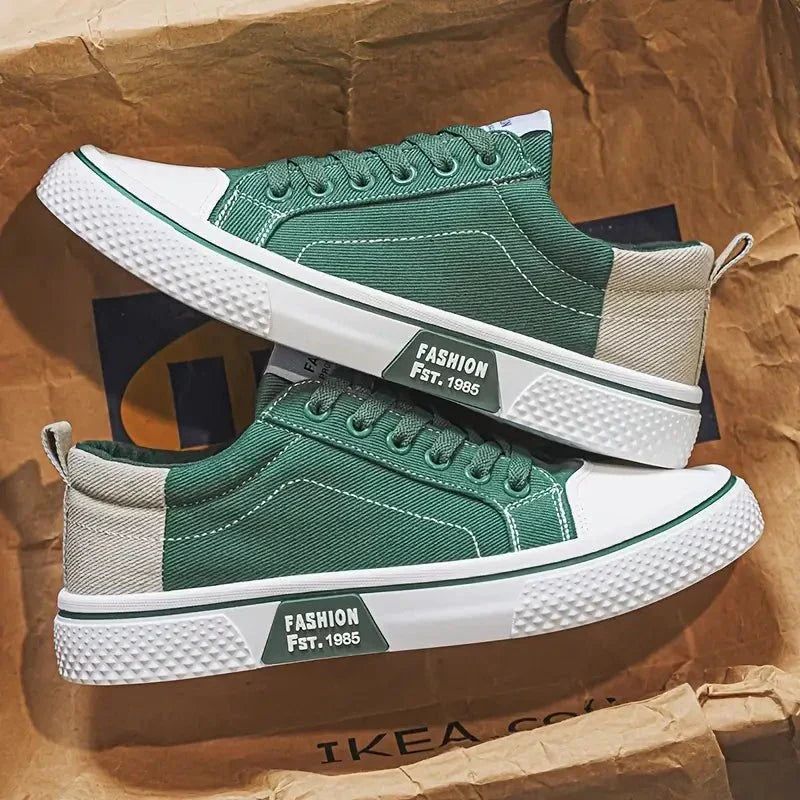 Belvenza | Sneakers Comode e Casual in Tessuto Grigio
