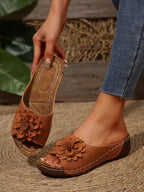 Belvenza | Sandali Comfort Ergonomici Beige