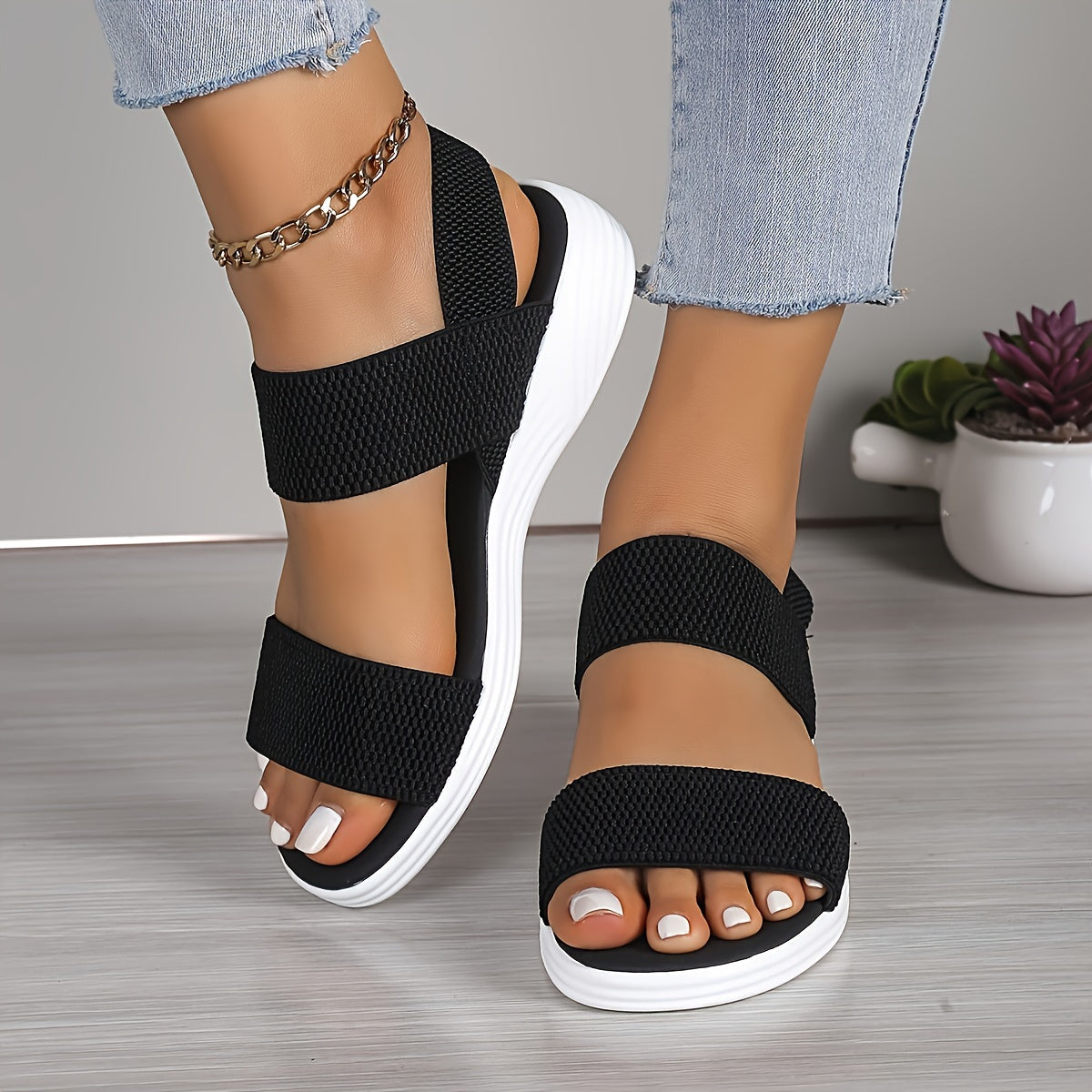 Belvenza | Sandali Leggeri Beige Emila
