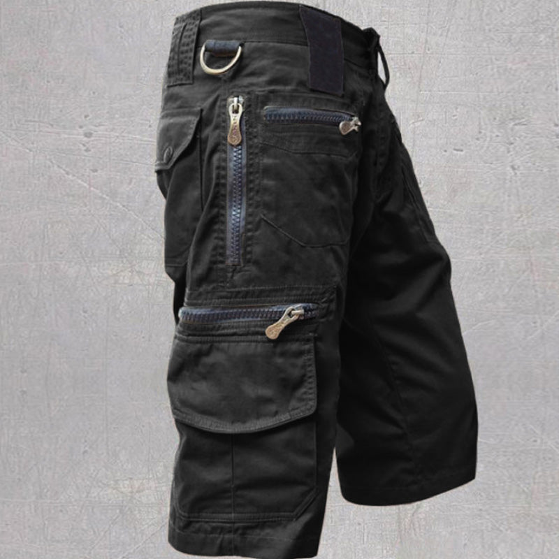Belvenza | Pantaloni Cargo Versatili in Cotone Verde