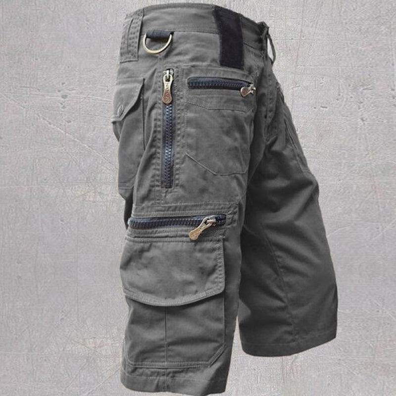 Belvenza | Pantaloni Cargo Versatili in Cotone Verde
