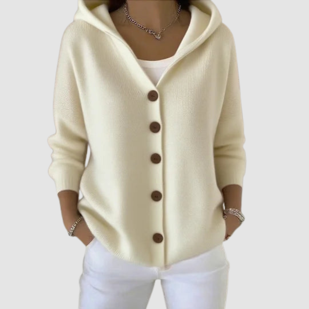Belvenza | Giacca a Maglia con Cappuccio Premium