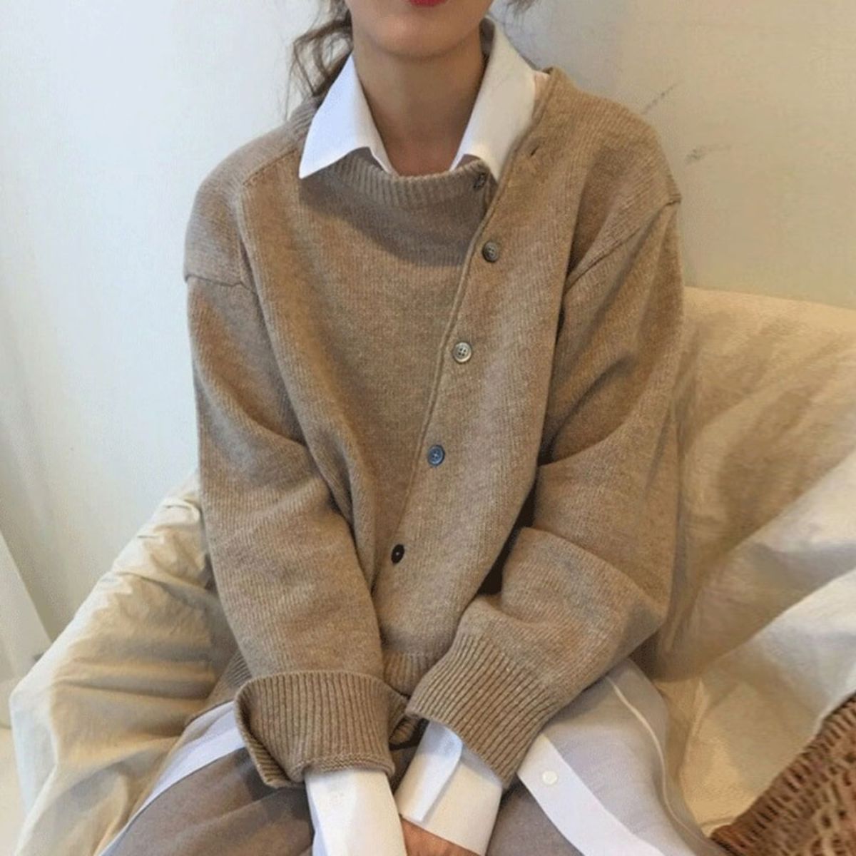 Belvenza | Maglione Elegante con Bottoni
