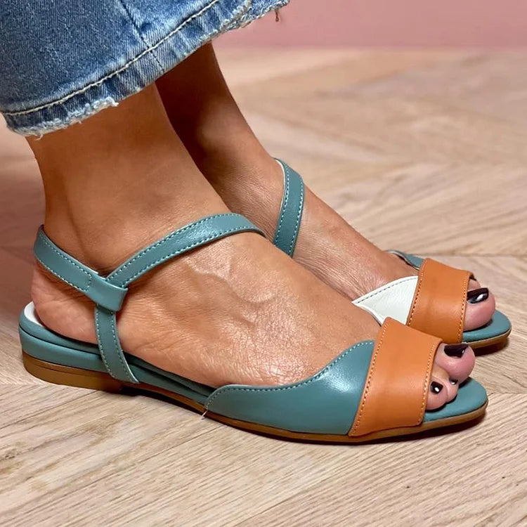 Belvenza | Sandali Eleganti Farbakzent