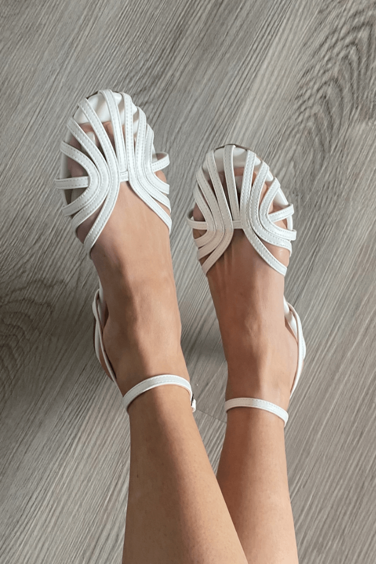 Belvenza | Sandali Eleganti in Tessuto Nero