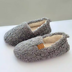 Belvenza | Pantofole Morbide in Tessuto Grigio