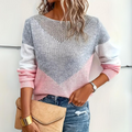 Belvenza | Maglione Elegante in Lana Grigia