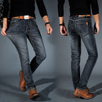 Belvenza | Jeans Stretch in Denim Blu Premium