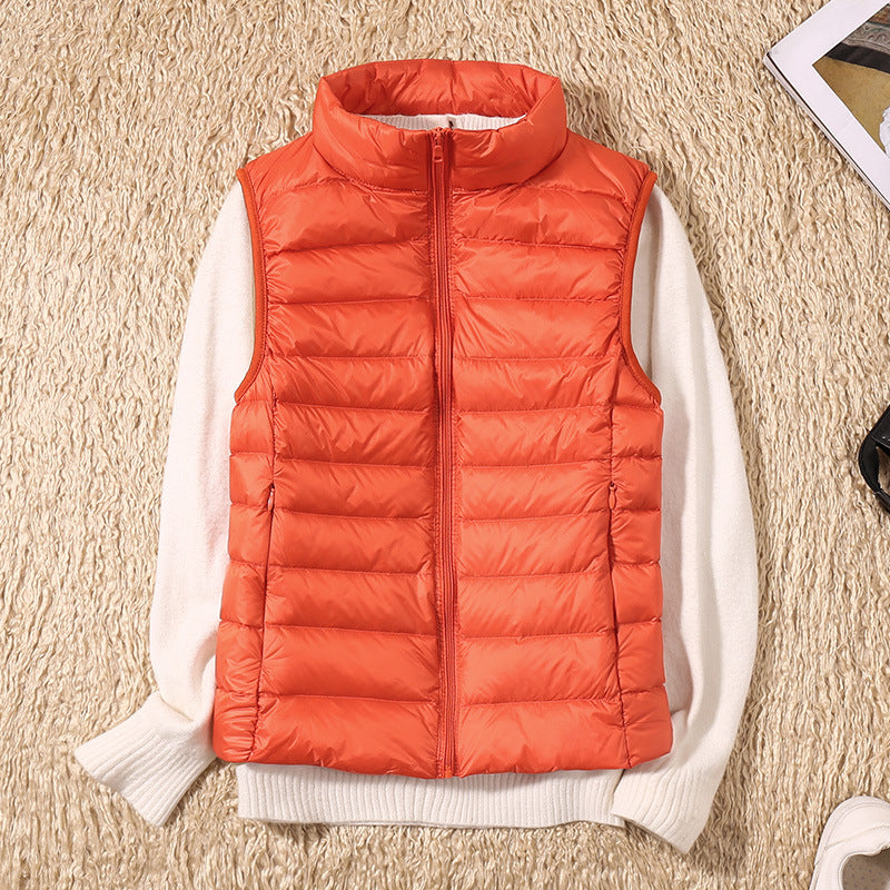 Belvenza | Gilet Impermeabile Leggero in Nylon Blu