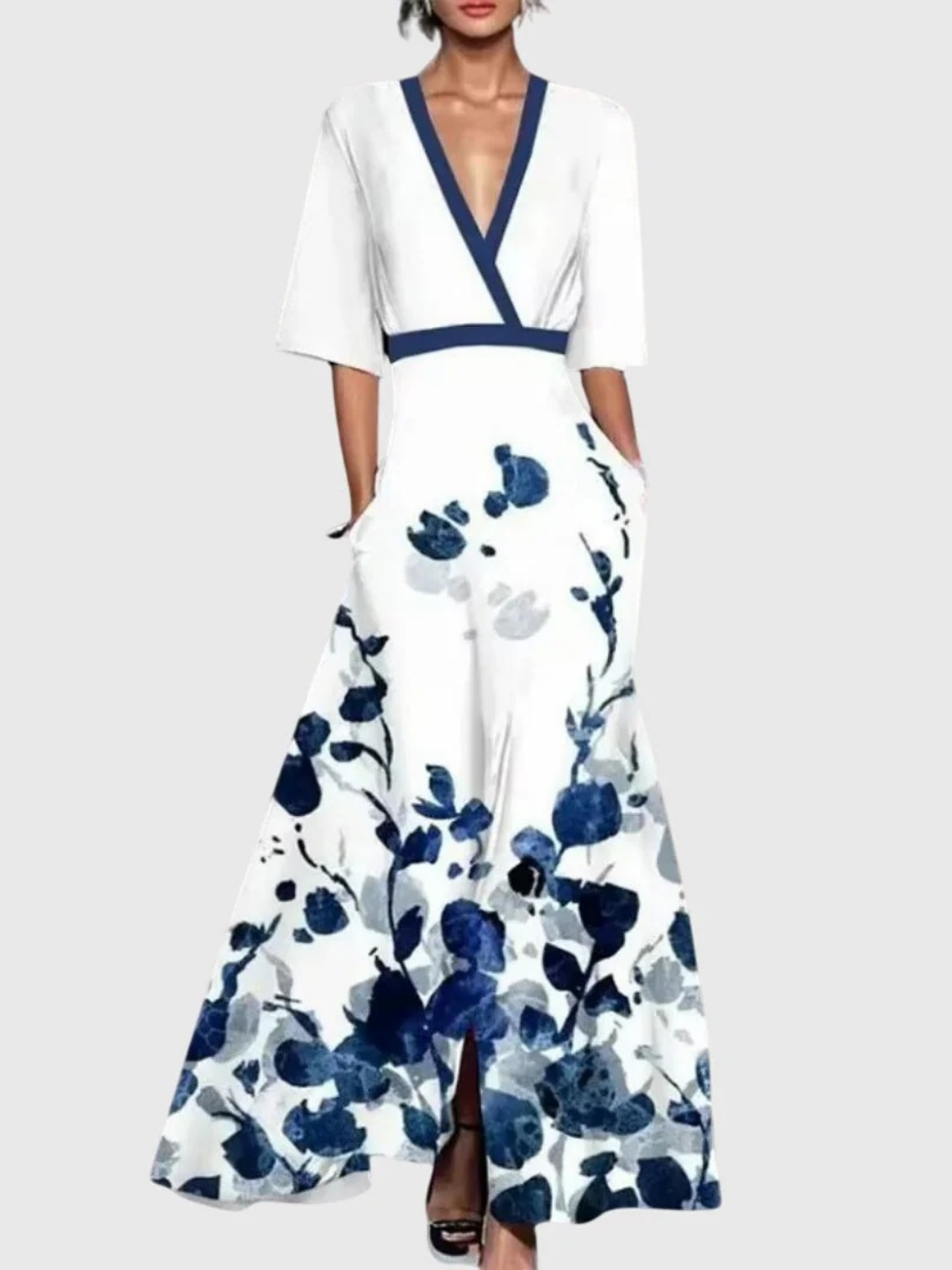 Belvenza | Vestito Elegante Primaverile in Tessuto Leggero