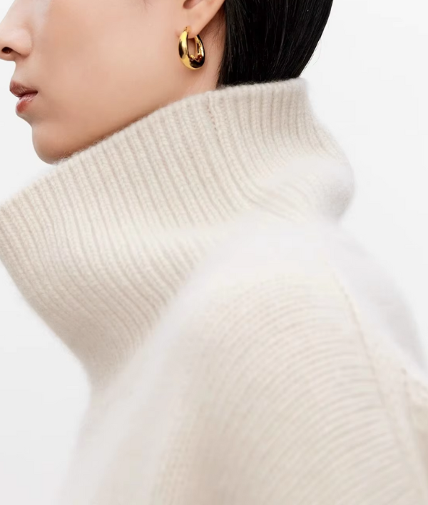 Belvenza | Pull Elegante con Collo Alto