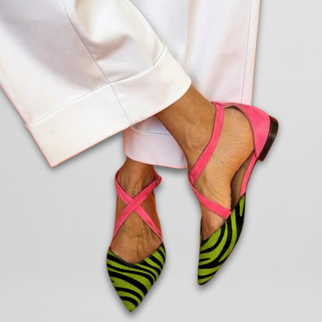 Belvenza | Ballerine in Rete con Fascia X