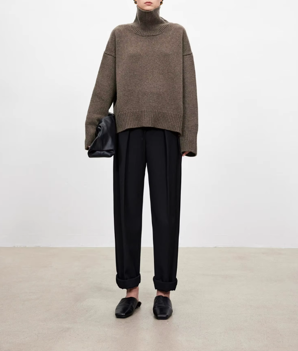 Belvenza | Pull Elegante con Collo Alto