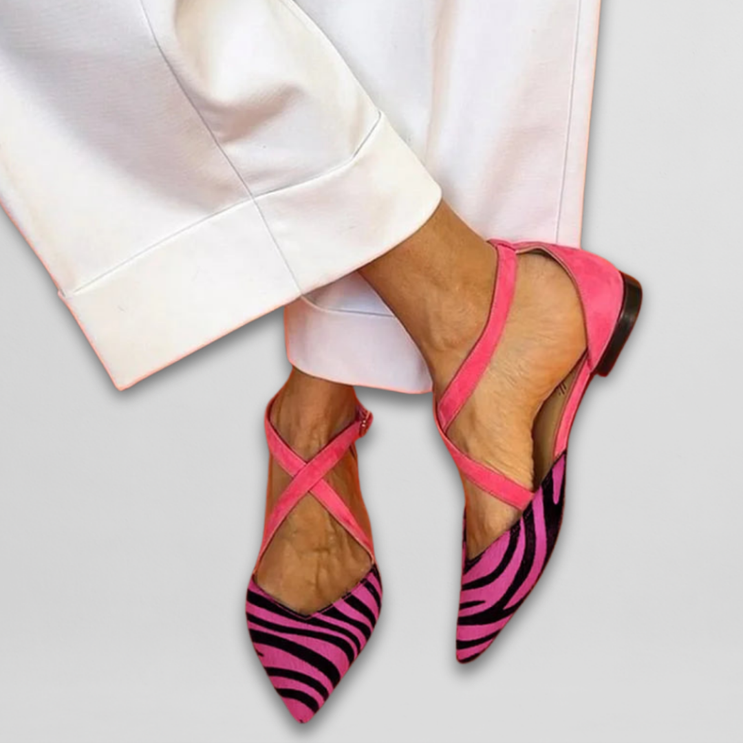 Belvenza | Ballerine in Rete con Fascia X