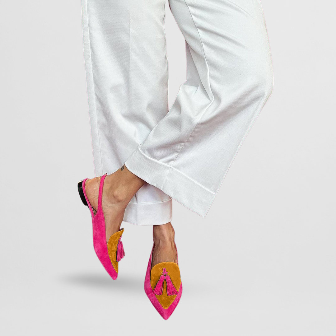 Belvenza | Pantofole Bicolore Eleganti