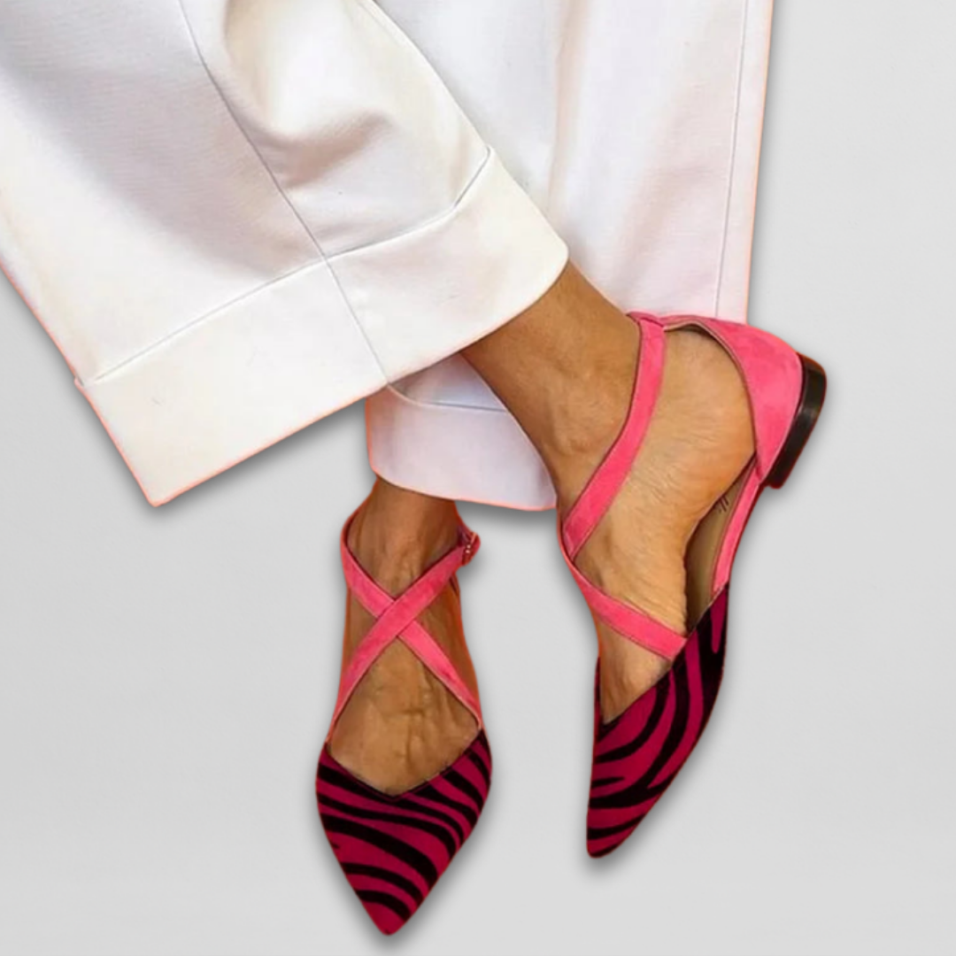 Belvenza | Ballerine in Rete con Fascia X