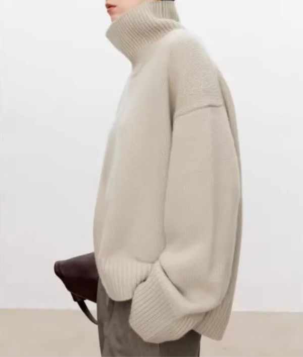 Belvenza | Pull Elegante con Collo Alto