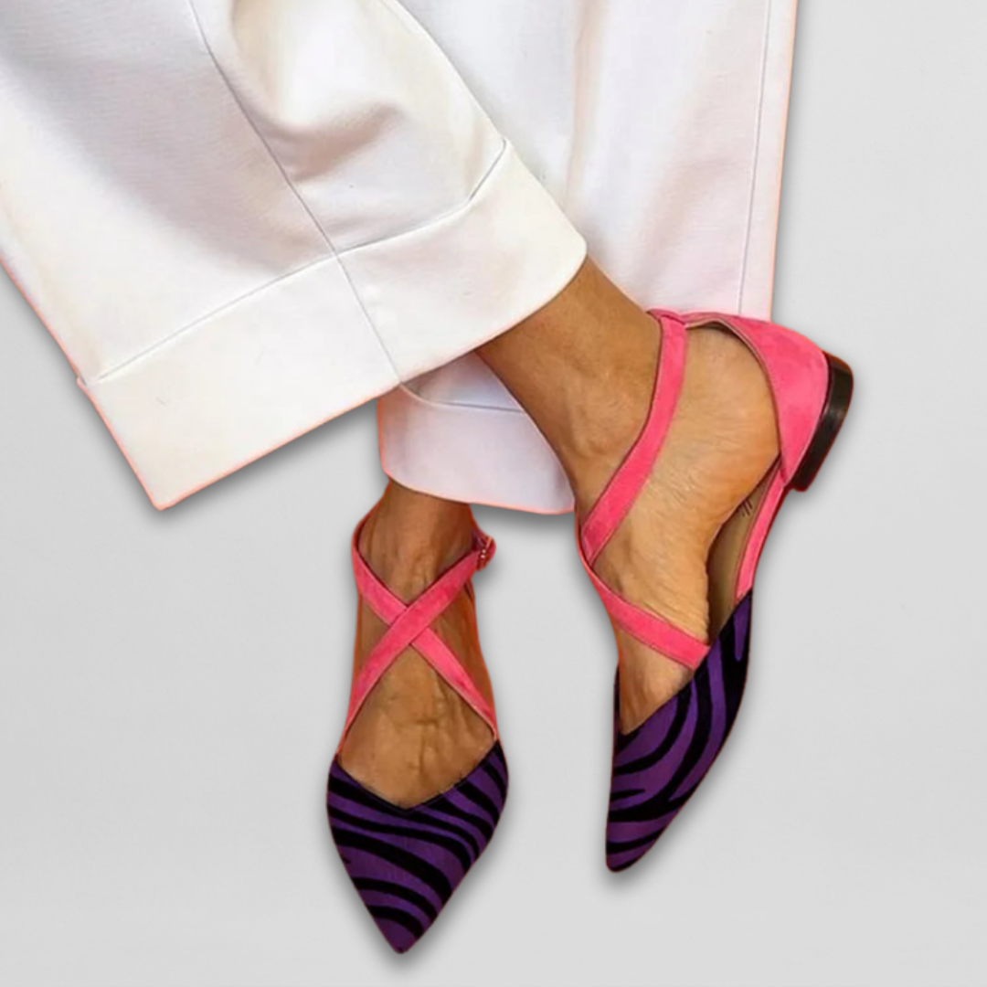 Belvenza | Ballerine in Rete con Fascia X