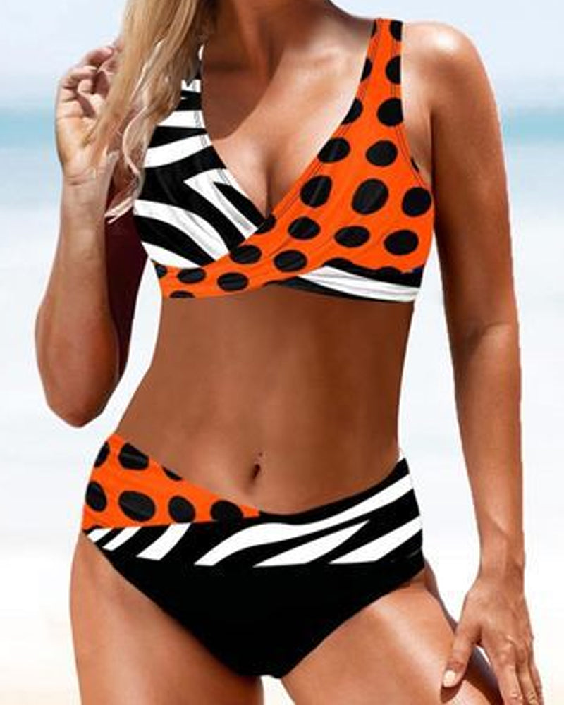 Belvenza | Bikini Colorato in Tessuto Elasticizzato
