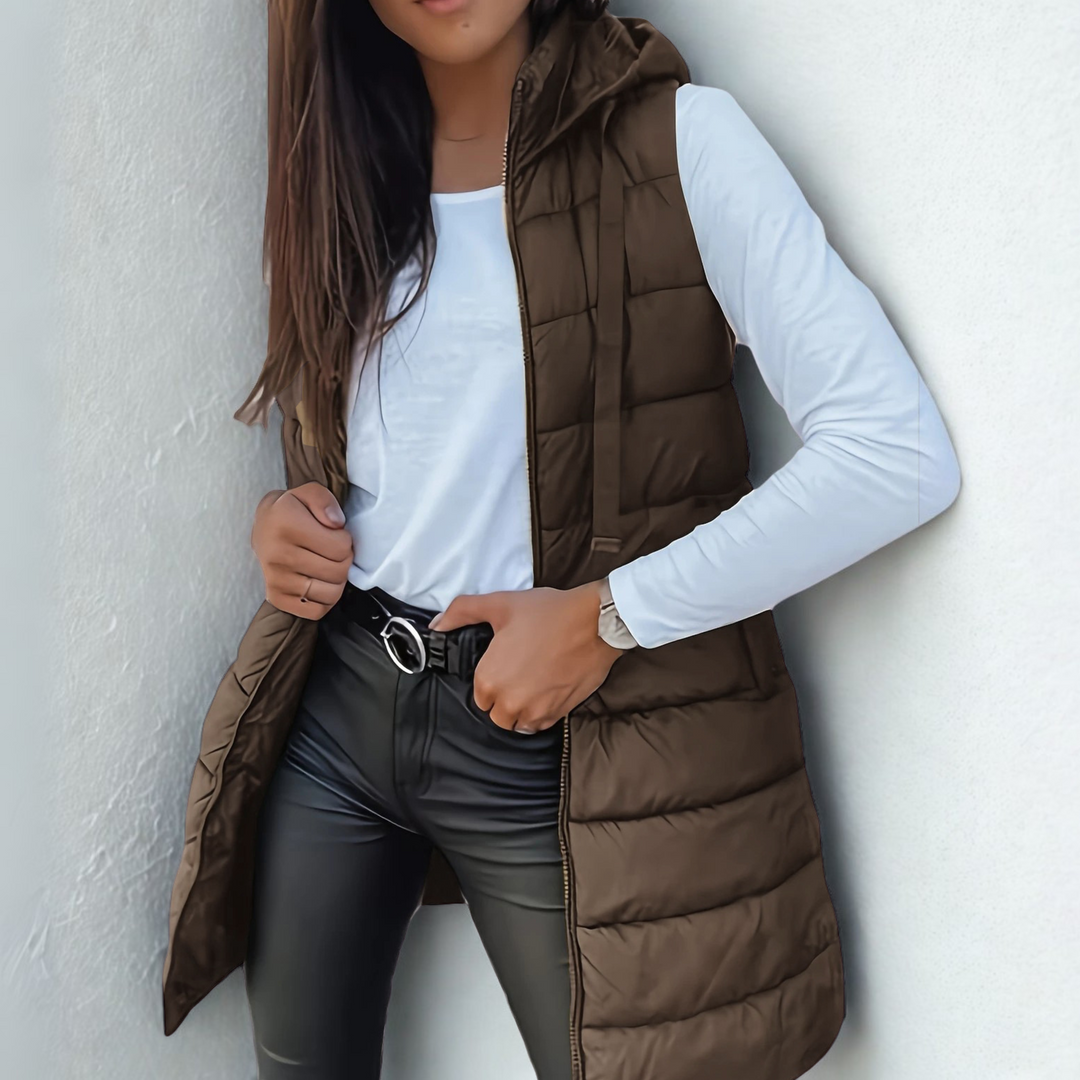 Belvenza | Gilet Lungo da Donna Elegante