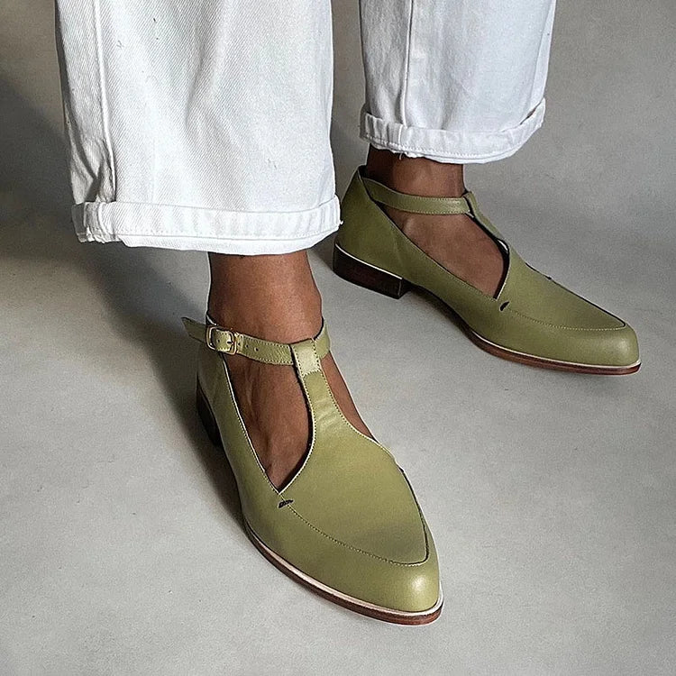 Belvenza | Scarpa T-Bar Elegante Nera