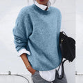 Belvenza | Maglione Elegante in Lana Grigia