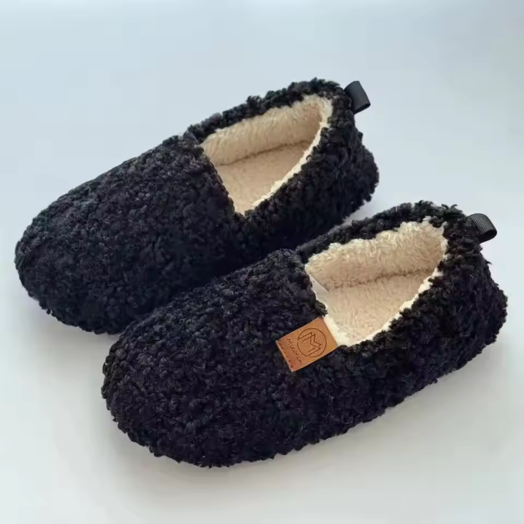 Belvenza | Pantofole Morbide in Tessuto Grigio
