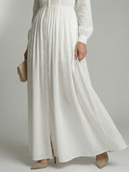 Belvenza | Abito Maxi in Tessuto Morbido Fluttuante
