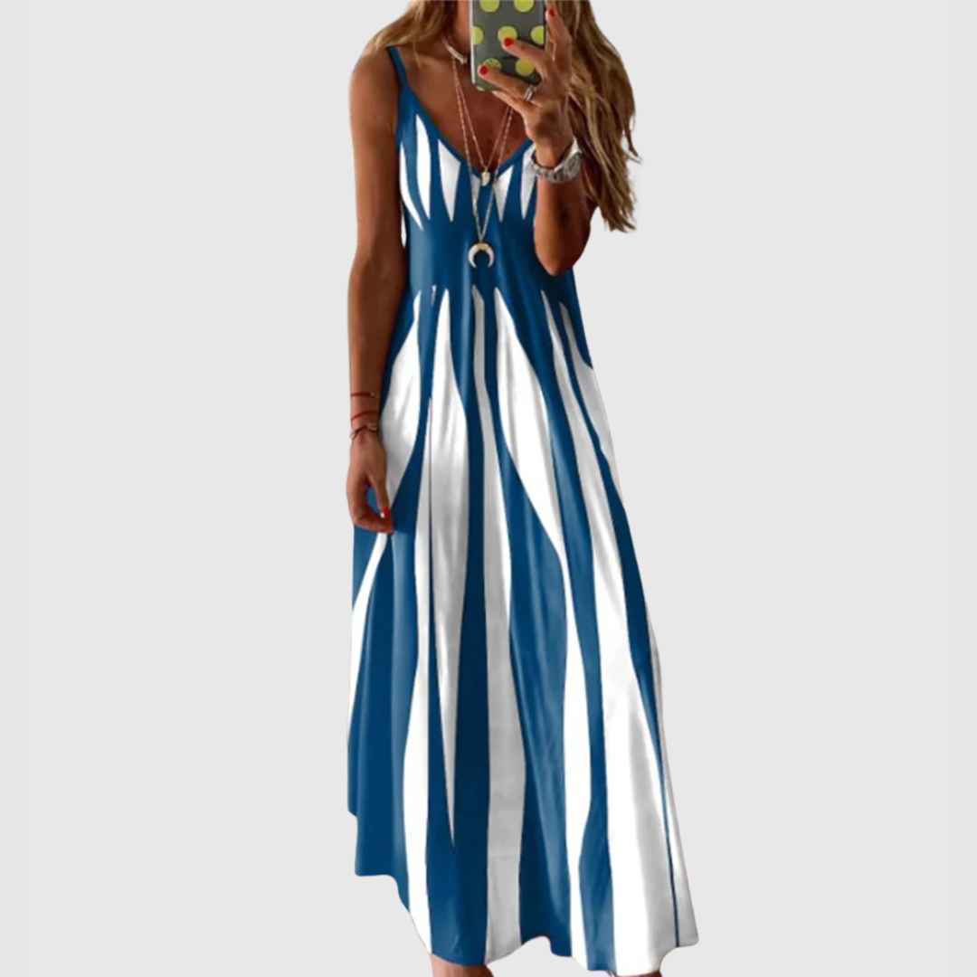 Belvenza | Abito a Righe Elegante