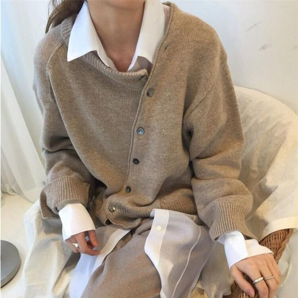 Belvenza | Maglione Elegante con Bottoni