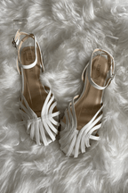 Belvenza | Sandali Eleganti in Tessuto Nero