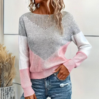 Belvenza | Maglione Elegante in Lana Grigia