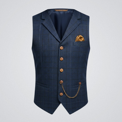 Belvenza | Gilet Elegante in Tessuto Nero