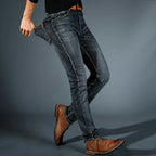 Belvenza | Jeans Stretch in Denim Blu Premium