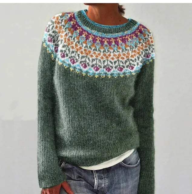 Belvenza | Maglione Elegante in Cashmere Grigio