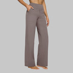 Belvenza | Pantaloni Eleganti in Jersey Nero