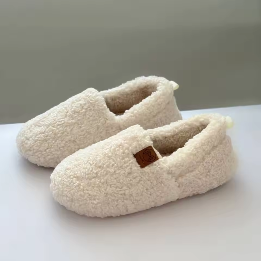 Belvenza | Pantofole Morbide in Tessuto Grigio