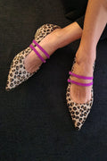 Belvenza | Scarpe Décolleté Leopardate con Bracciale Doppio