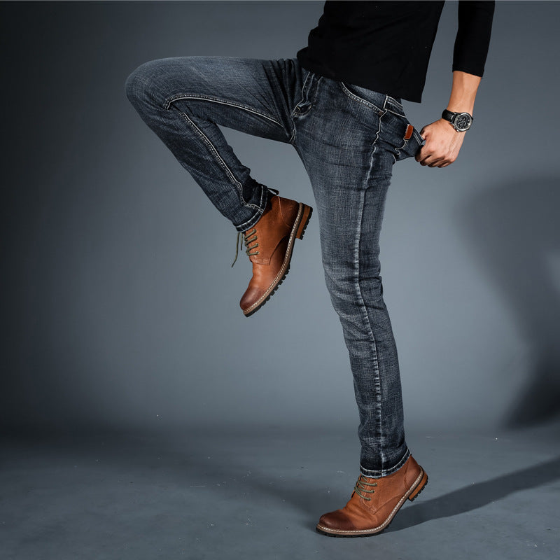Belvenza | Jeans Stretch in Denim Blu Premium