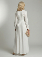 Belvenza | Abito Maxi in Tessuto Morbido Fluttuante