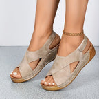 Belvenza | Sandali Ergonomici Beige Celia