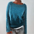 Belvenza | Maglione Elegante in Lana Grigia